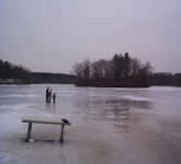 Warner's Pond at twilight